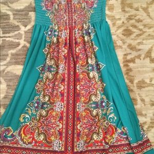 sleeveless sundress or cover up